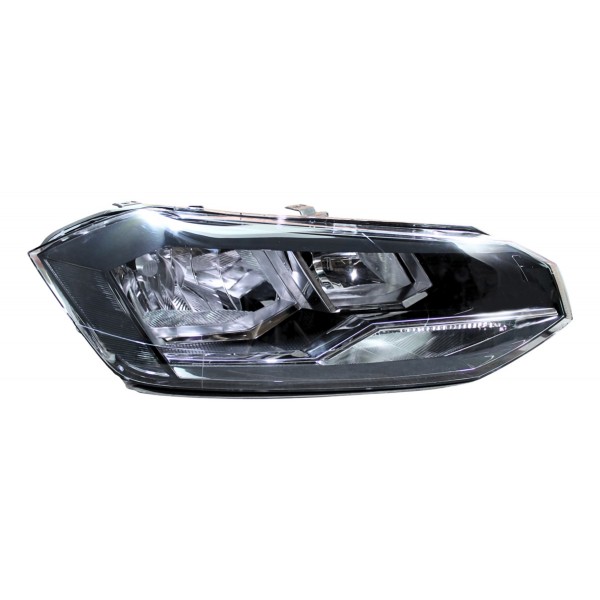 Farol Principal Polo Virtus 18 19 20 21 22 Ld Friso Cromado Direito/passageiro