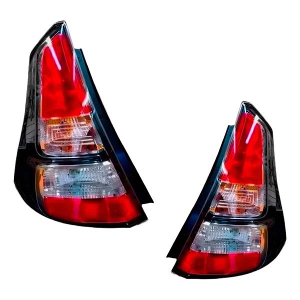 Par Lanterna Traseira Sandero Stepway 2012 2013 2014 Fume Vermelho