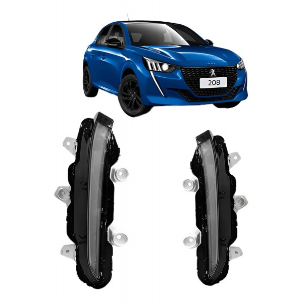 Farol De Milha Led Peugeot 208 2021 2022 2023 2024 Daylight