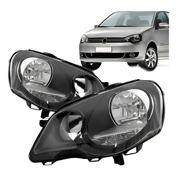 Par Farol Polo 2007 08 09 10 11 2012 Manual Máscara Negra
