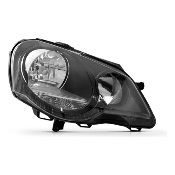 Farol Polo 2007 08 09 10 11 2012 Manual Máscara Negra