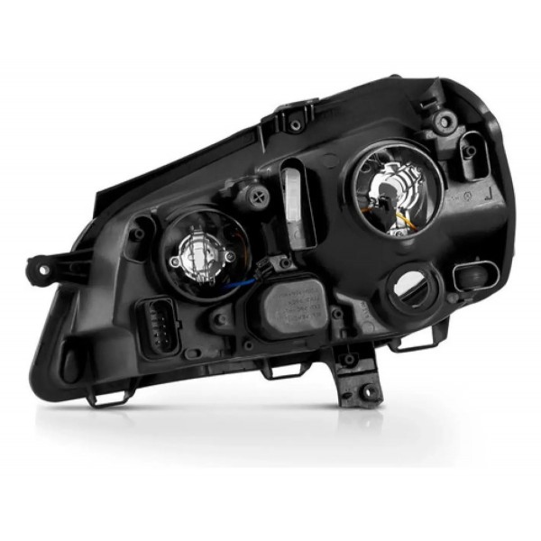 Farol Polo 2007 08 09 10 11 2012 Manual Máscara Negra