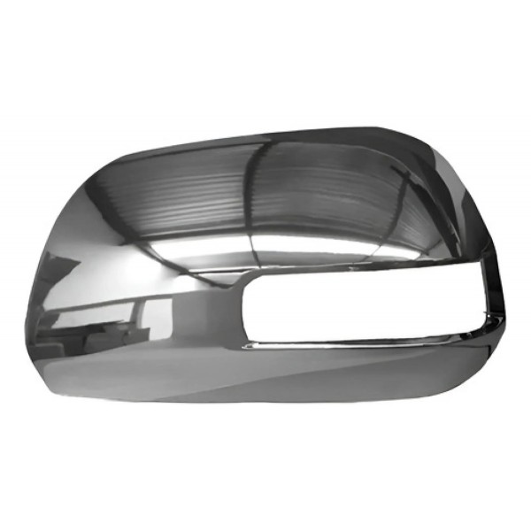 Par Capa Retrovisor Hilux 2013 2014 2015 2016 Cromado C/furo