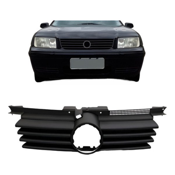 Grade Radiador Volkswagen Bora 1998 Á 2006 Preto Retov Preto