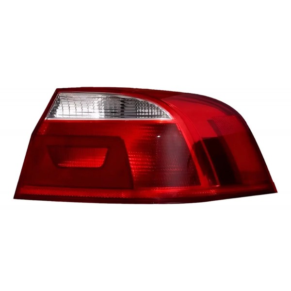Lanterna Traseira Voyage 2013 A 2016 Bicolor Borda Cromada