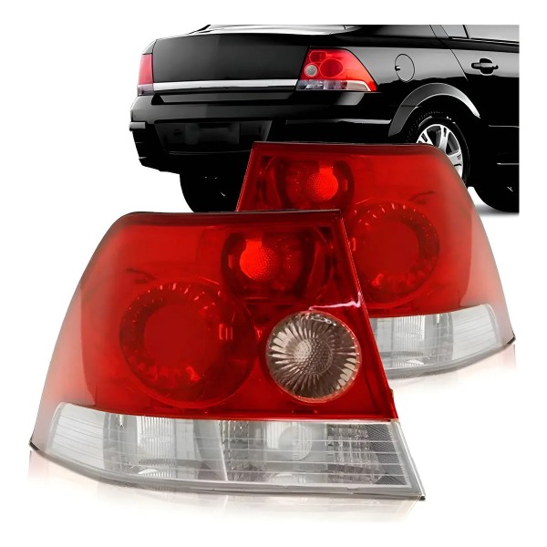 Par Lanterna Traseira Vectra 2006 07 08 09 10 2011 Sedan Vermelho