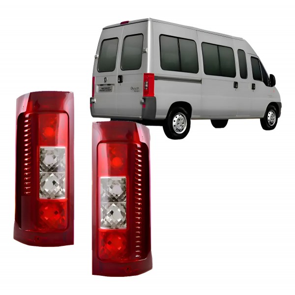 Par Lanterna Ducato Cargo Multijet 2005 A 2017 Bicolor Ambos Lados