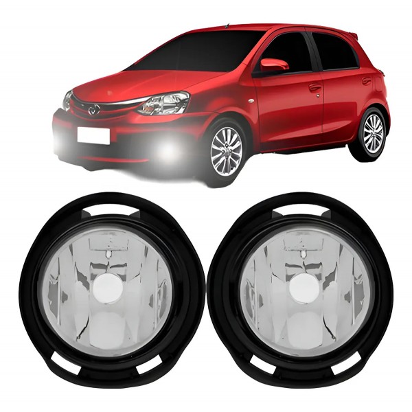 Par Farol Milha Auxiliar Etios 12 2013 2014 2015 2016 2017.