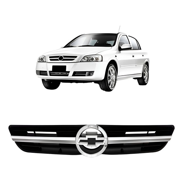 Grade Astra 2003 A 2011 C/ Friso Cromado Sem Emblema