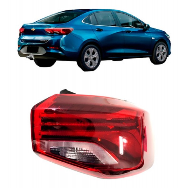 Lanterna Traseira Onix 2020 A 2025 Sedan Canto Sem Led
