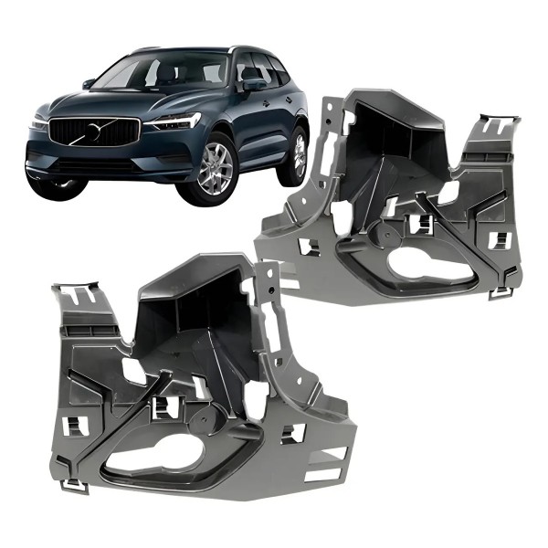 Par Suporte Guia Xc60 2018 A 2021 Parachoque Dianteiro