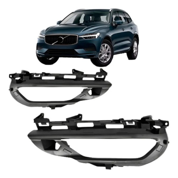 Par Suporte Farol Auxiliar Para Xc60 2018 2019 2020 2021