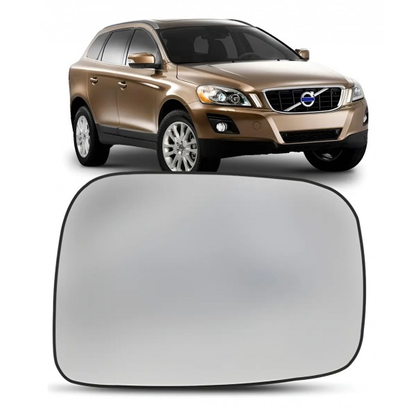 Lente Retrovisor Volvo Xc60 2012 13 14 15 2016 C/ Base