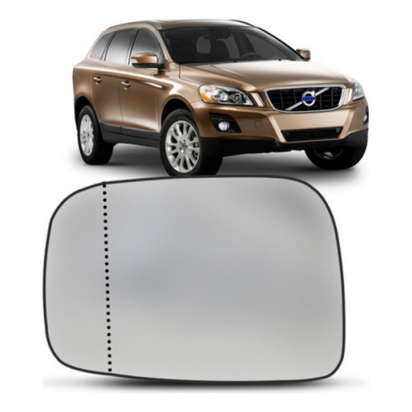 Lente Retrovisor Volvo Xc60 2012 13 14 15 2016 C/ Base