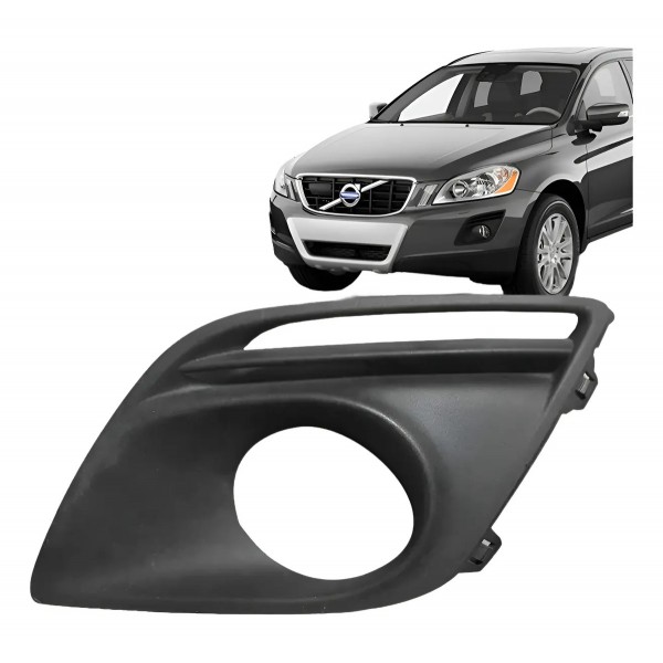 Moldura De Milha Volvo Xc60 2008 A 2014 Com Auxiliar