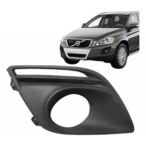 Moldura De Milha Volvo Xc60 2008 A 2014 Com Auxiliar