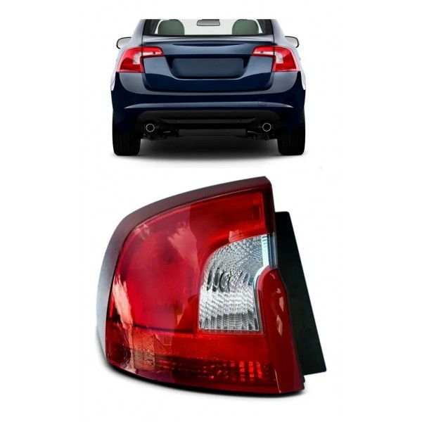 Lanterna Traseira Volvo S60 2011 12 13 14 15 16 2017 Com Led