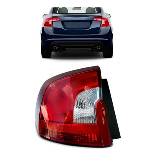 Lanterna Traseira Volvo S60 2011 12 13 14 15 16 2017 Com Led