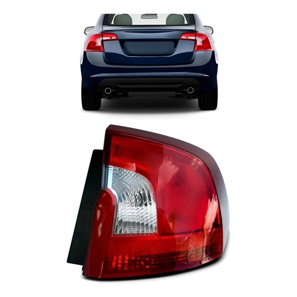 Lanterna Traseira Volvo S60 2011 12 13 14 15 16 2017 Com Led