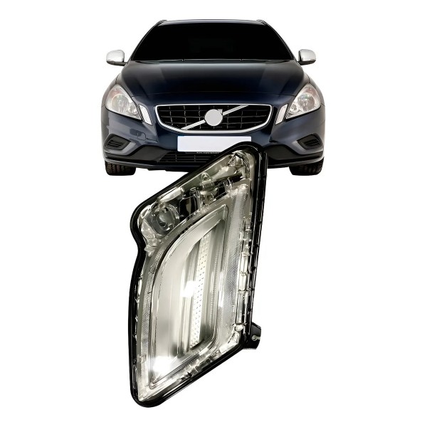 Lanterna Diurna Milha Led Volvo V60 11 A 13 Daylight