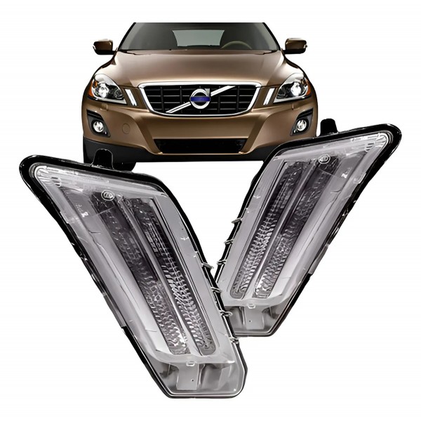 Par Farol Milha Volvo Xc60 2008 A 2014 Daylight