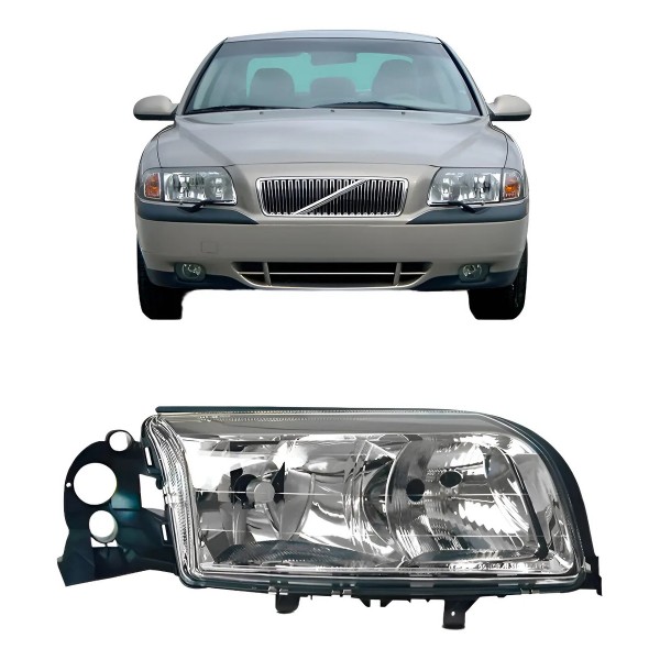 Volvo S80 1999 A 2003 Farol Principal Modelo Original