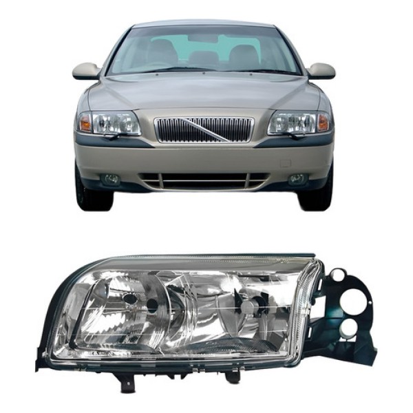 Volvo S80 1999 A 2003 Farol Principal Modelo Original