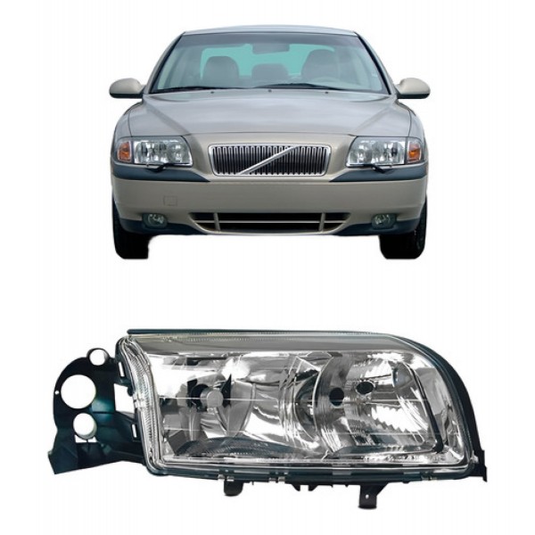 Volvo S80 1999 A 2003 Farol Principal Modelo Original