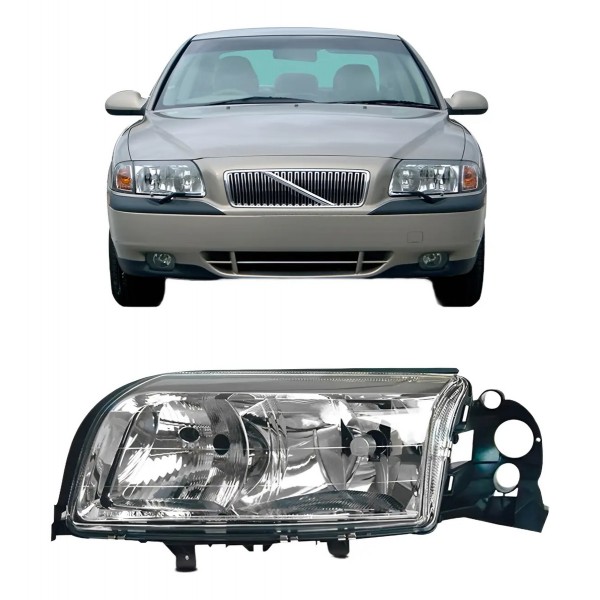 Volvo S80 1999 A 2003 Farol Principal Modelo Original
