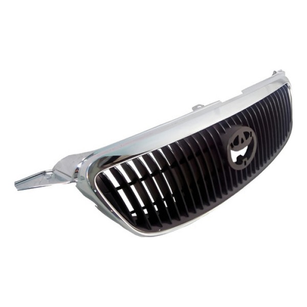 Grade Radiador Toyota Corolla Seg 2003 2004 Preto Moldura Cr - Preto