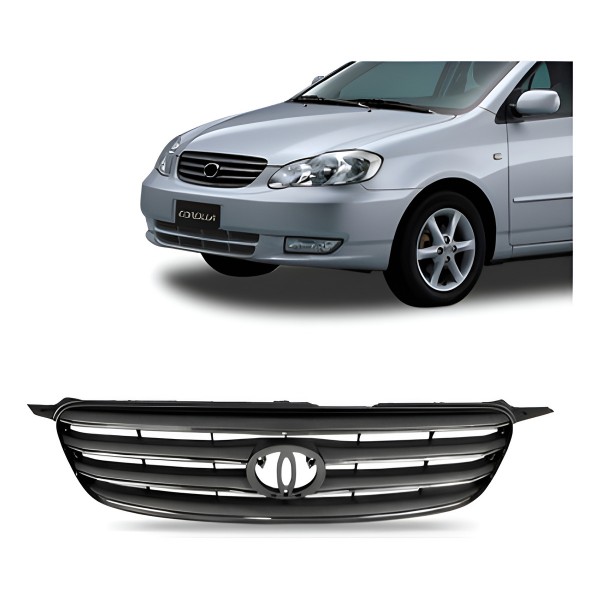Grade Central Toyota Corolla 2003 2004 Cinza Cinza
