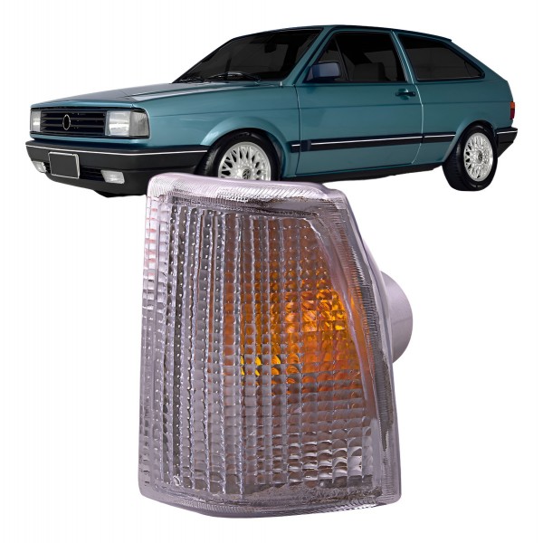 Pisca Seta Gol 1987 1988 1989 1990 Cristal Lente Plástico