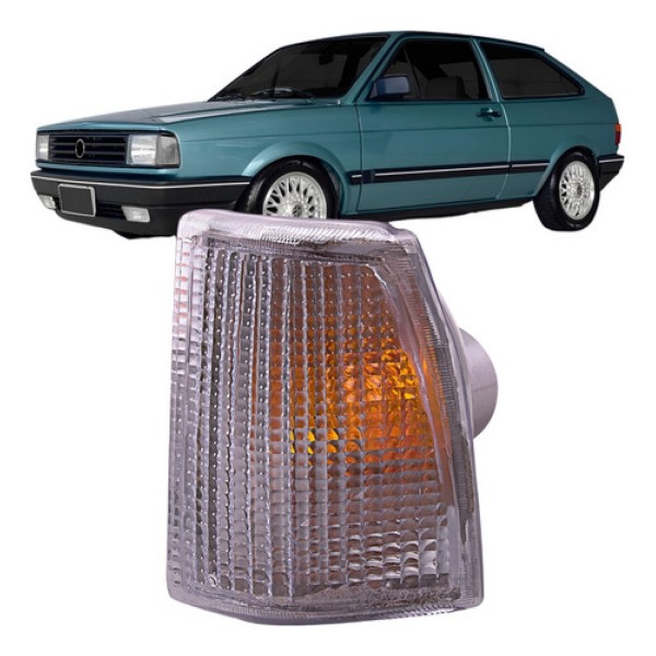 Pisca Seta Gol 1987 1988 1989 1990 Cristal Lente Plástico