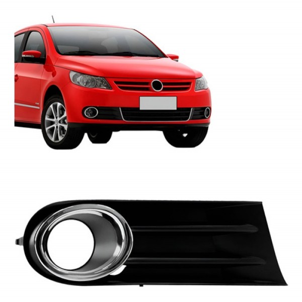 Moldura Milha Gol G5 2009 10 11 2012 Com Furo Aro Cromado