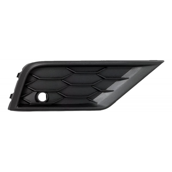 Moldura Milha Tiguan 2018 A 2021 C/ Furo Sensor Sem Furo Aux