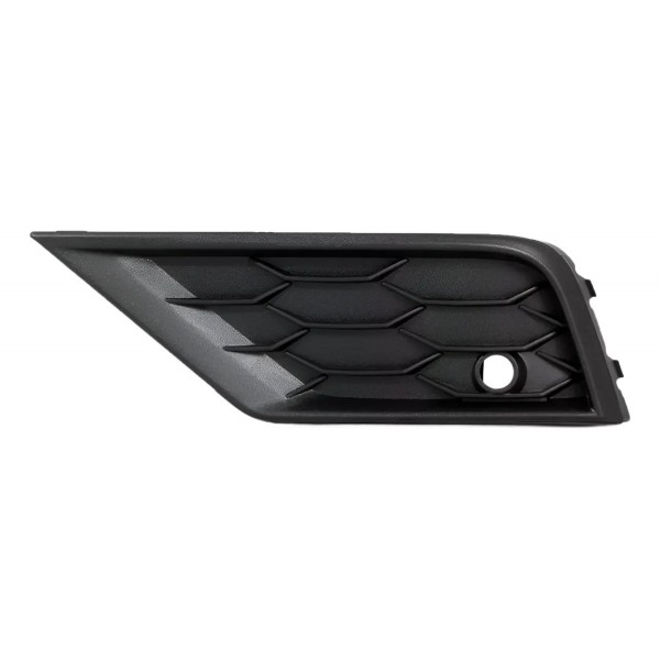 Moldura Milha Tiguan 2018 A 2021 C/ Furo Sensor Sem Furo Aux