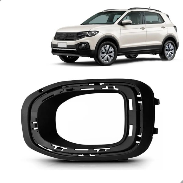 Moldura Milha T-cross 2019 2020 2021 2022 Com Furos