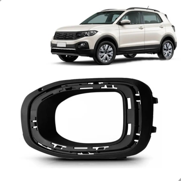 Moldura Milha T-cross 2019 2020 2021 2022 Com Furos