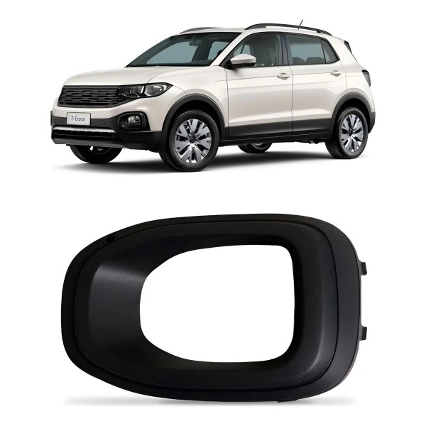 Moldura Milha Com Furo T-cross 2019 2020 2021 2022