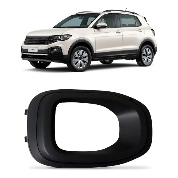 Moldura Milha Com Furo T-cross 2019 2020 2021 2022