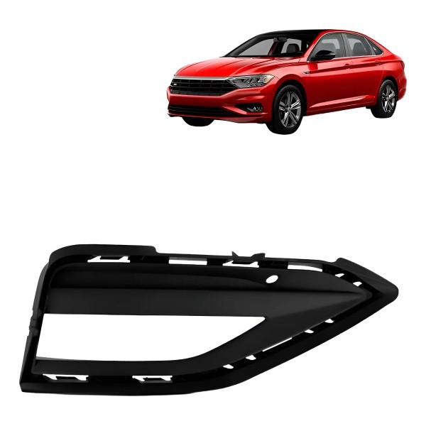 Moldura Milha Com Furo Jetta 2019 2020 Novo