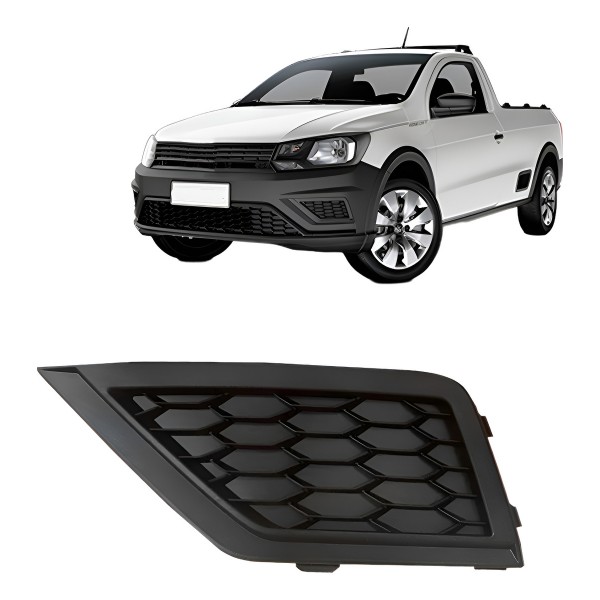 Moldura Milha Gol Trend 2019 Saveiro 2017 A 2019 S/furo