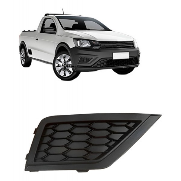 Moldura Milha Gol Trend 2019 Saveiro 2017 A 2019 S/furo