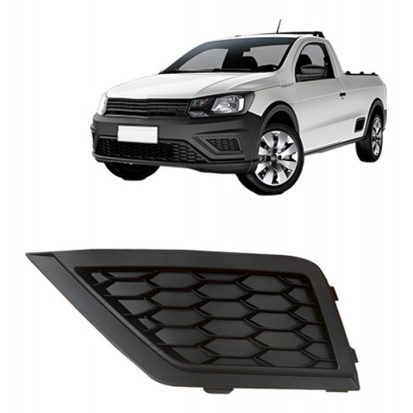 Moldura Milha Gol Trend 2019 Saveiro 2017 A 2019 S/furo