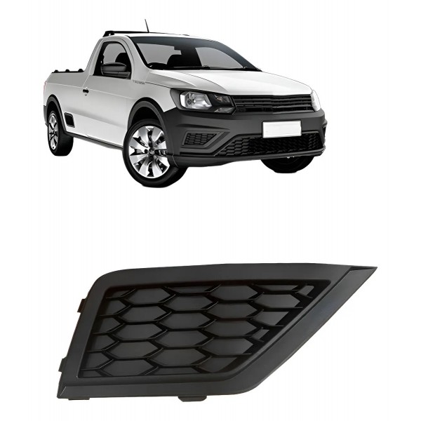 Moldura Milha Gol Trend 2019 Saveiro 2017 A 2019 S/furo