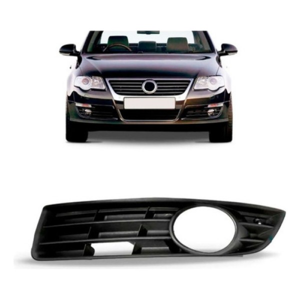 Moldura Milha Auxiliar Passat 2006 A 2010 C/furo
