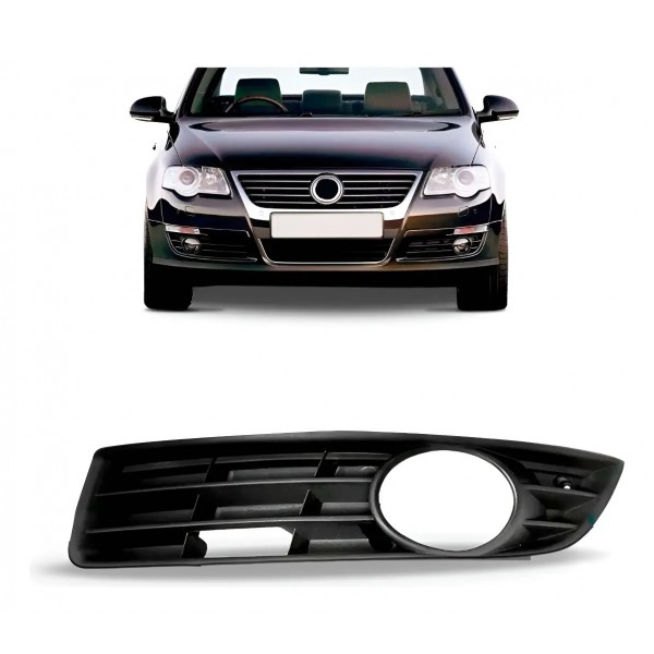 Moldura Milha Auxiliar Passat 2006 A 2010 C/furo