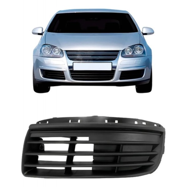 Moldura Milha Auxiliar Jetta 2007 A 2010 S/furo