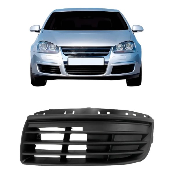 Moldura Milha Auxiliar Jetta 2007 A 2010 S/furo