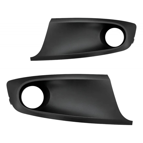 Par Moldura Milha Fox 2010 2011 2012 2013 2014 Com Furo Preto